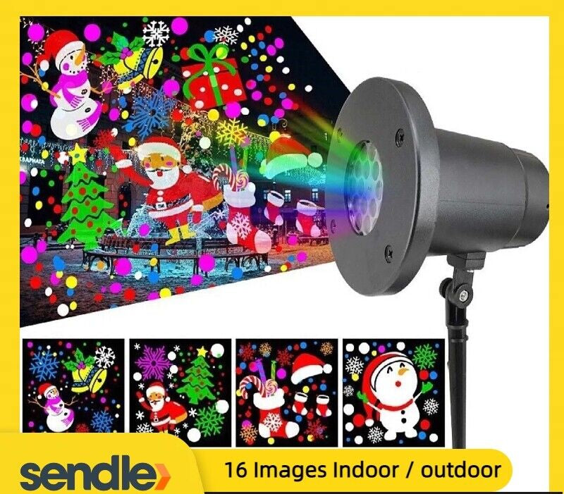 Christmas Projector Lights Outdoor Indoor Xmas Party Snowflake LED Laser Lamp AU