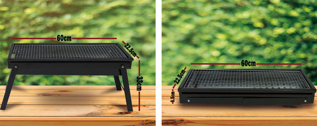 Portable Foldable BBQ Charcoal Grill Barbecue Camping Picnic