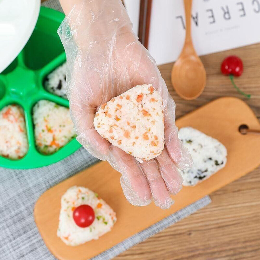 6 Holes Sushi Mold Onigiri Rice Ball Bento Press Maker Mold Kitchen Accessories