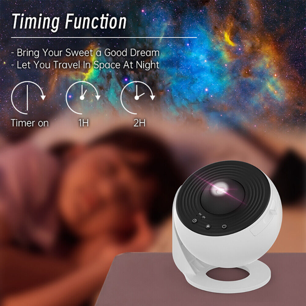 13in1 Planetarium Galaxy Star Projector Rotating Nebula Night Light Christmas