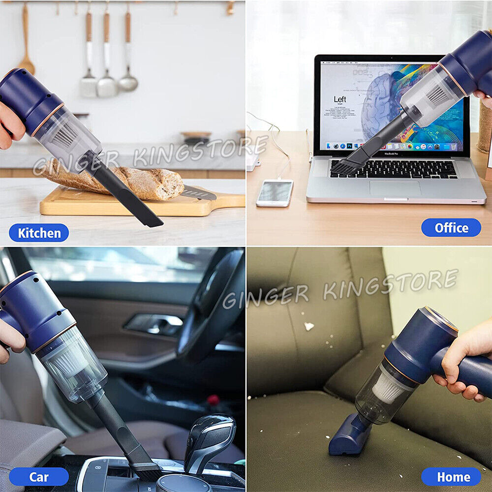 42000RPM Cordless Handheld Car Vacuum Cleaner Mini Portable Auto Wireless Duster