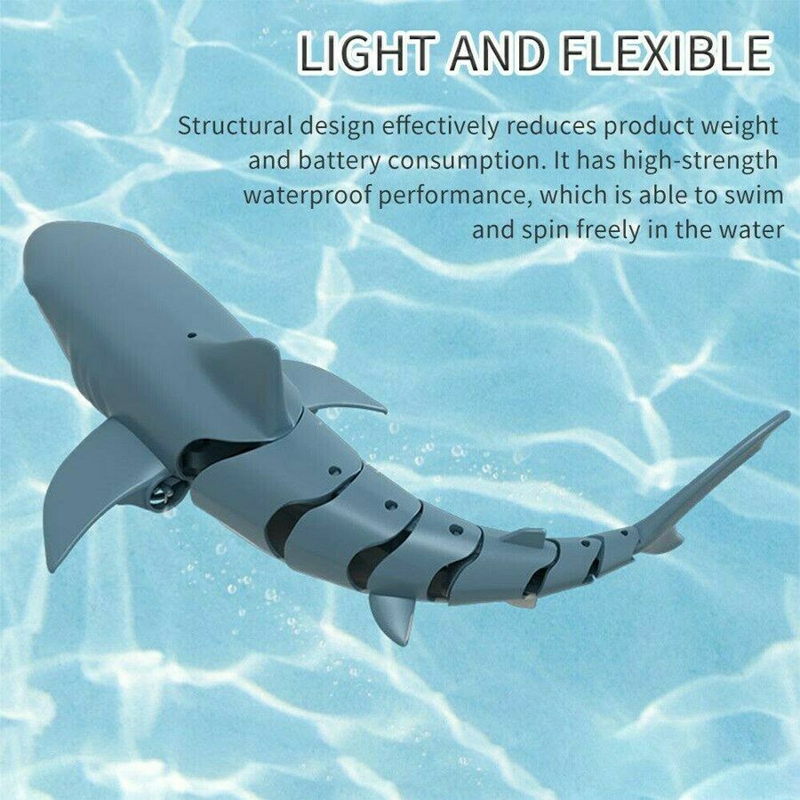 Whale Child Adult Prank Shark Electric Rc Remote Control Water Pool Lake Kid Toy