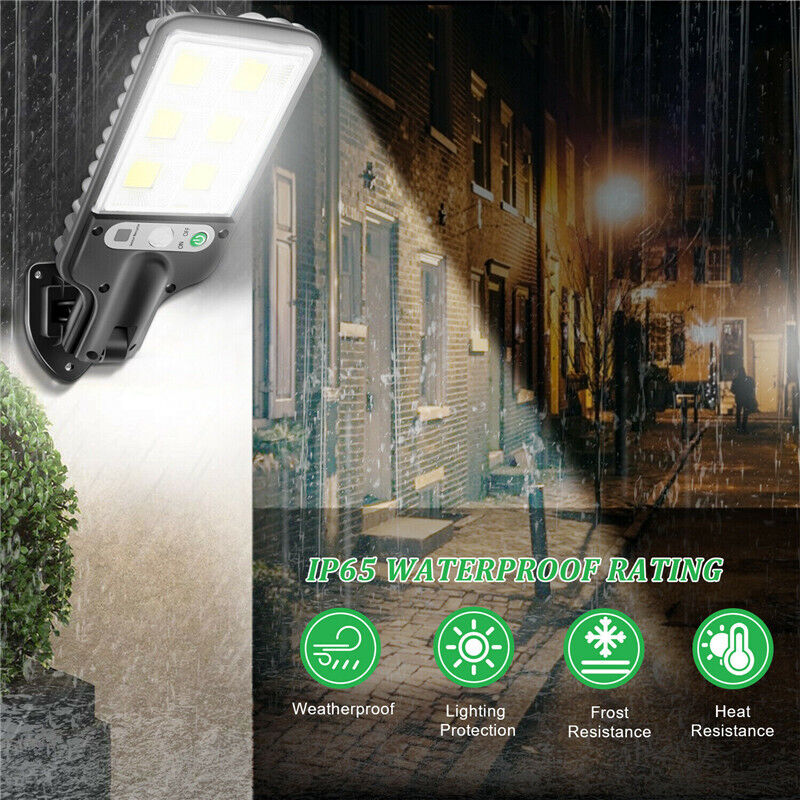 9000W Solar Security Lights Outdoor LED PIR Motion Sensor Flood Garden Light AU