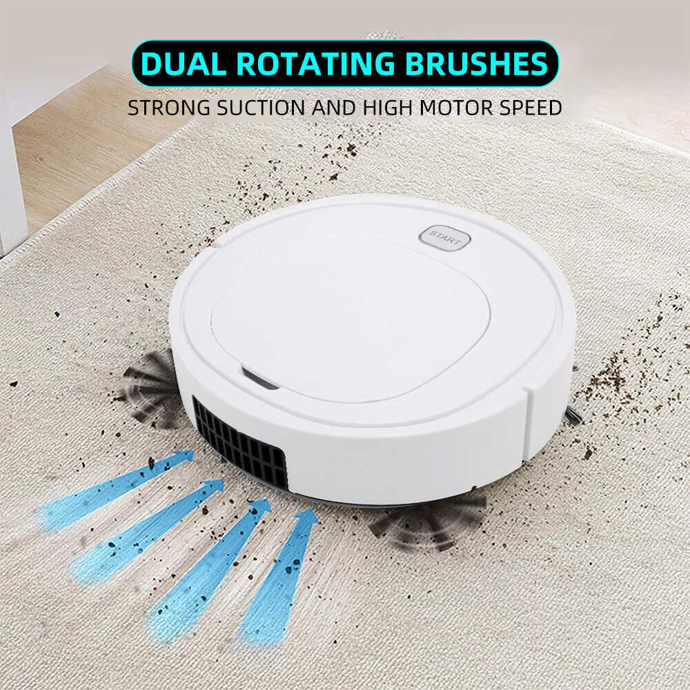 Wireless Smart Robots Automatic Vacuum Cleaner Home Cleaning USB Wet Dry Mop Rechargeable