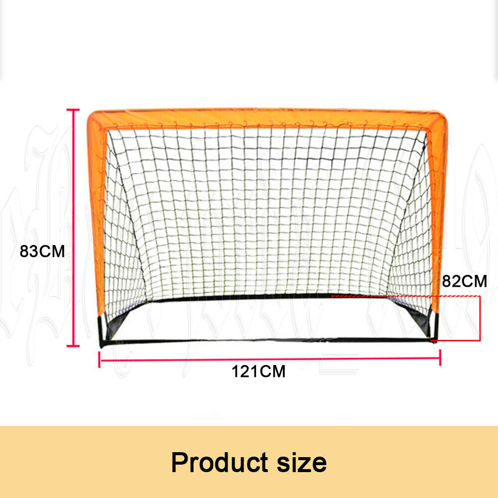 Soccer Goal Net Set Portable Football Goal Post Kids Outdoor Training Practice