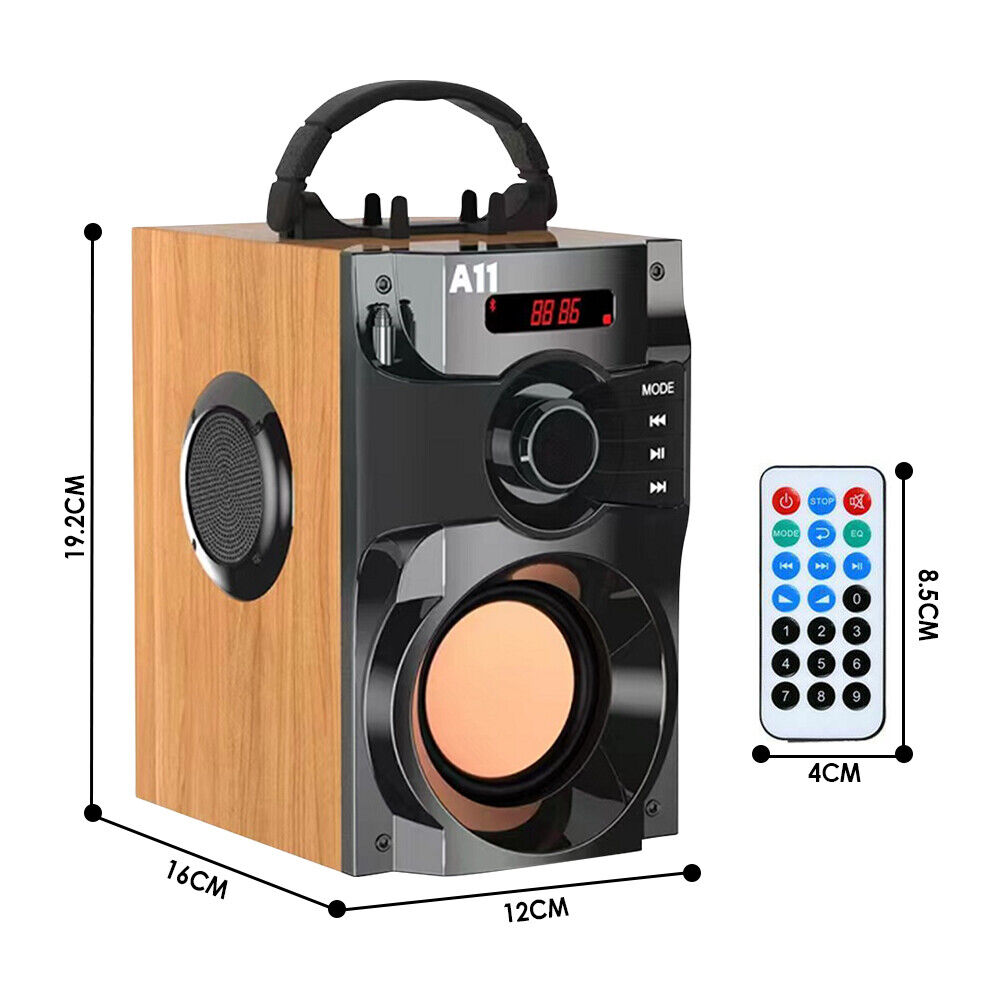 Bluetooth Speaker Subwoofer Heavy Bass Wireless Outdoor Portable Party Speaker