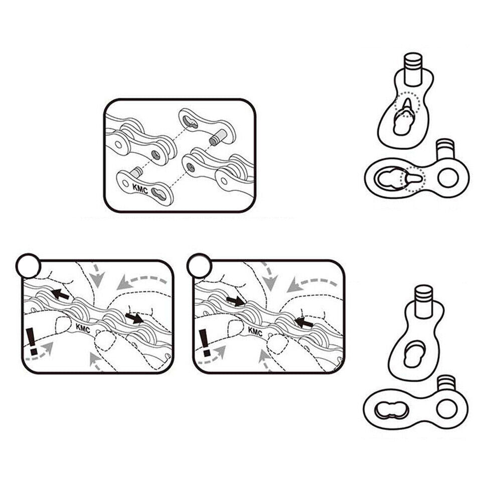 116 Links Bicycle Chain for CN-HC53 LX 9 Speed Deore Mountain Bike Chains