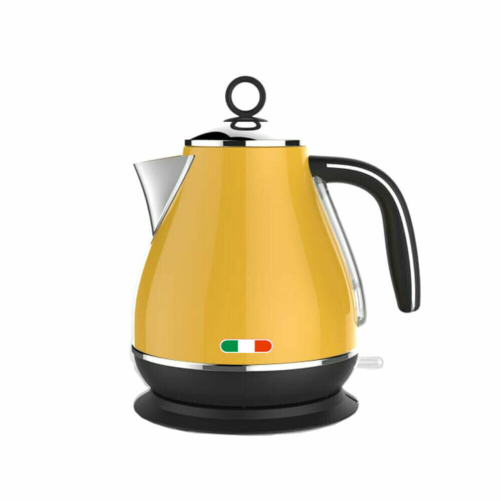 Vintage Premium Italian Design Electric Kettle 1.7L Stainless Steel Auto off 2200W Not Delonghi 4 Color