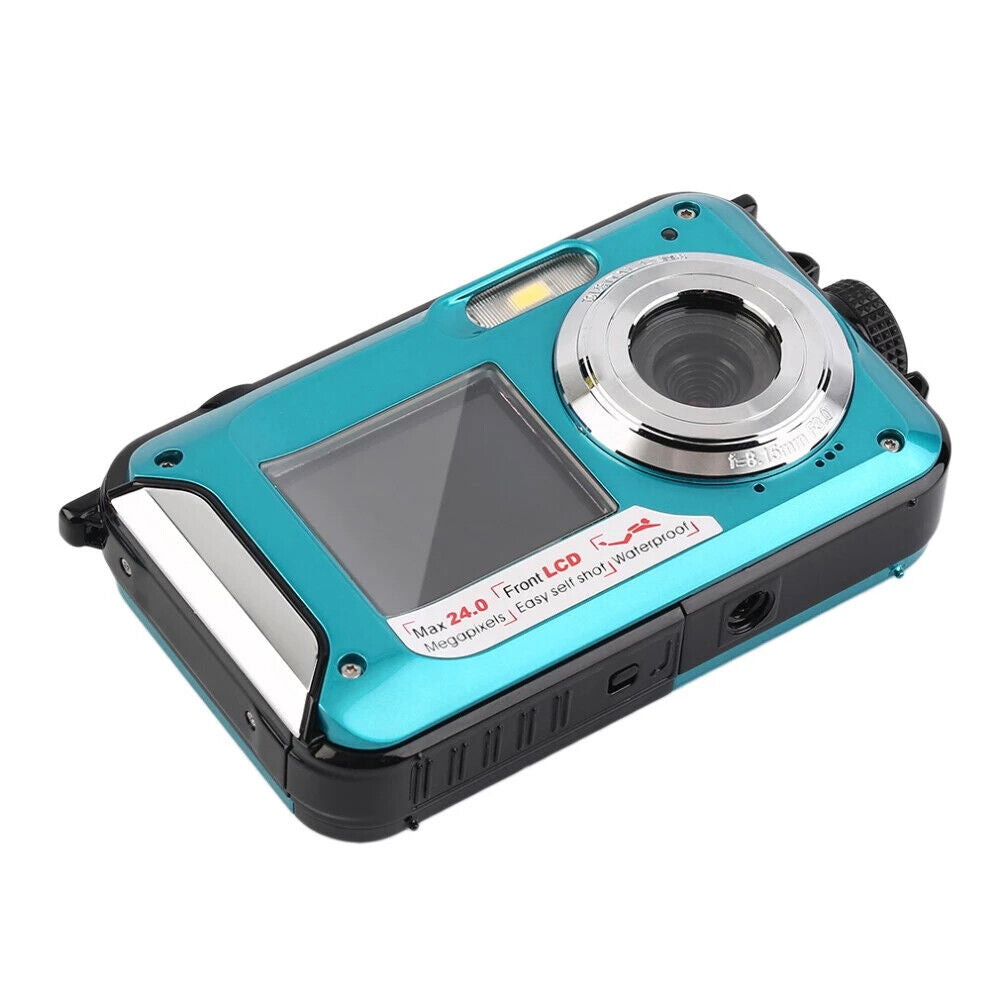 Full HD 24MP 16X Zoom Waterproof Digital Camera  2.7K  Camera for Gift
