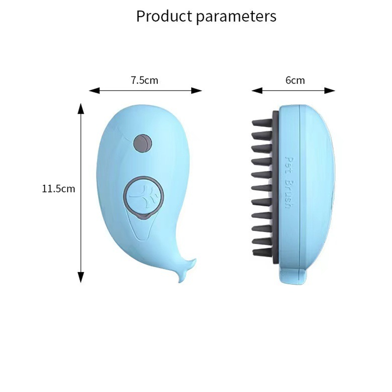 3 in 1 Electric Spray Massage Pet Comb Dog Hair Removal Comb Cat Steam Brush