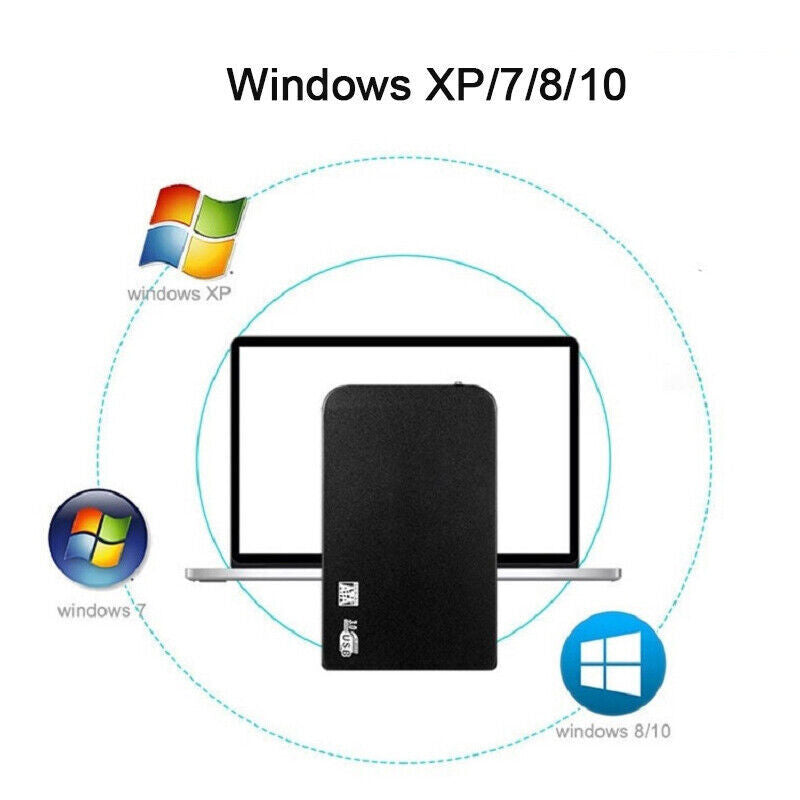 Portable 2.5In 4TB HDD External Hard Drive Enclosure USB 3.0 SATA Disk