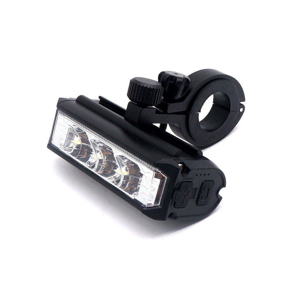 Front Bicycle LED Light Bike Light 4000Mah Lamp USB Night Riding Flashlight