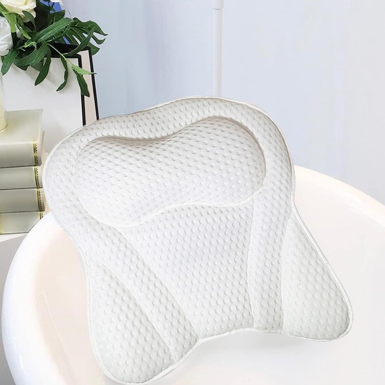 Mesh Bath Pillow Home 4D Back Neck Support Bathtub Spa Hot Tub Suction Cups New