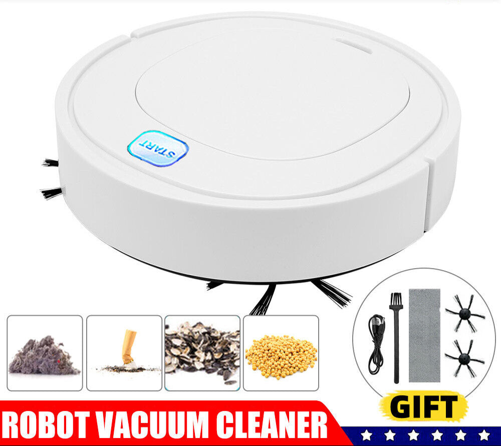 Wireless Smart Robots Automatic Vacuum Cleaner Home Cleaning USB Wet Dry Mop Rechargeable