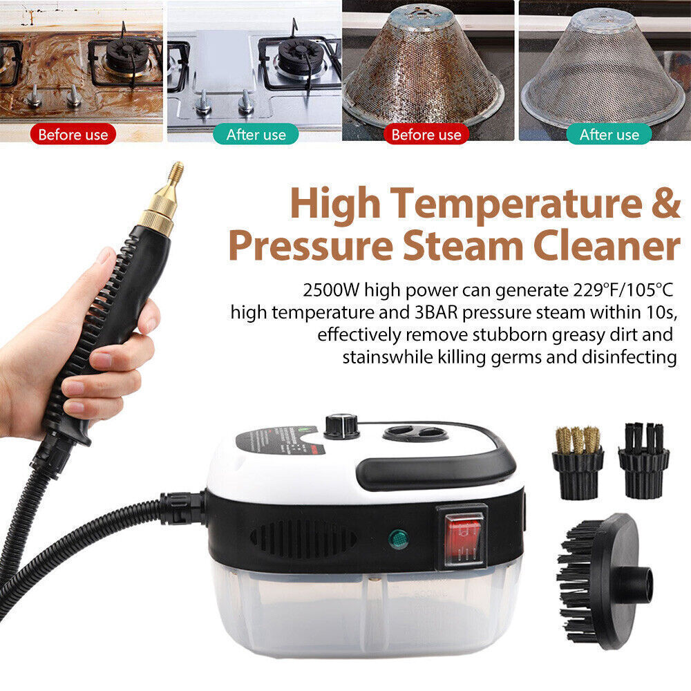 Steam Cleaner 2500W High Temperature Household Kitchen Cleaning High Pressure