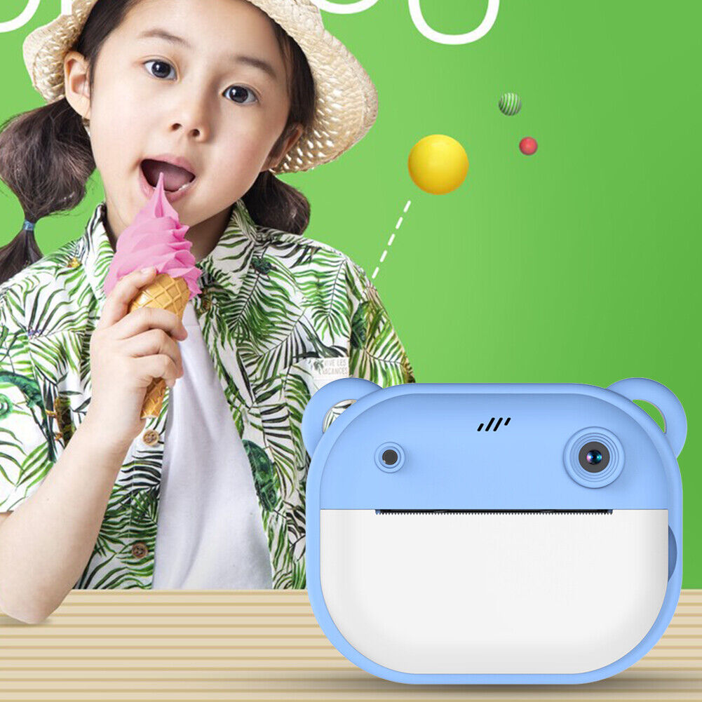 Kids Mini Instant Print  24MP HD 1080P Camera  Video Photo Printing Camera Durable