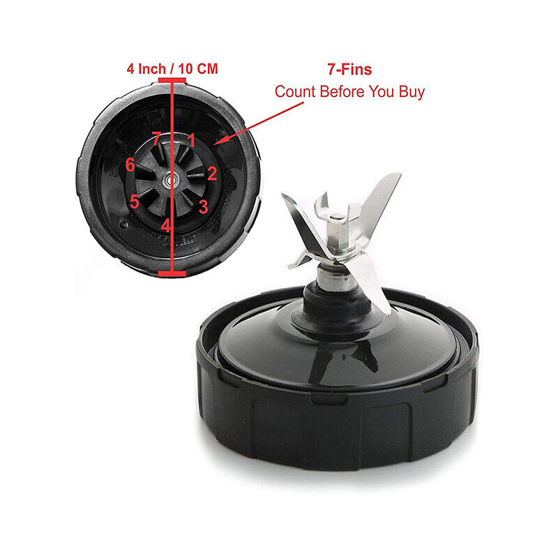Replacement 7Fin Extractor Blade Blender for Nutri Ninja Auto IQ 1000 1300 1500