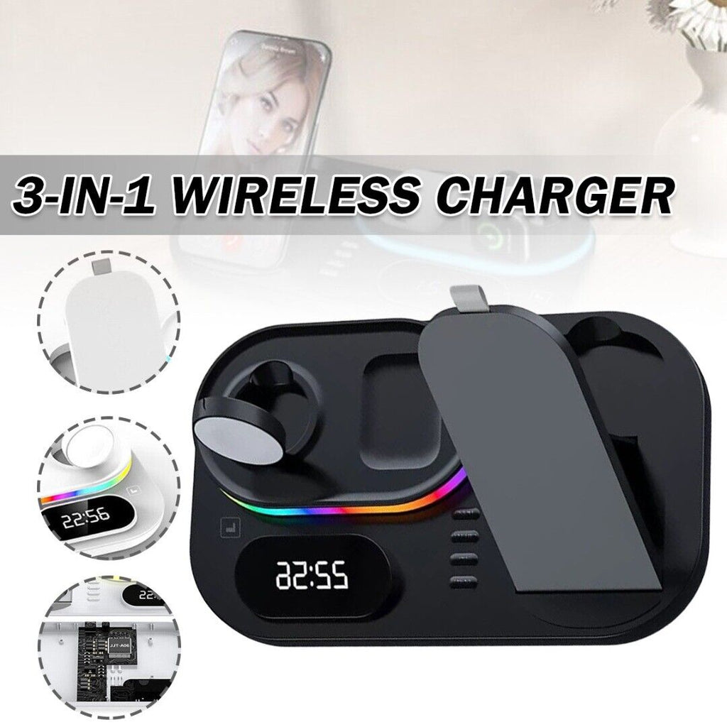 30W Wireless Fast Chargers Dock Charging Station 4 in 1 For Phone