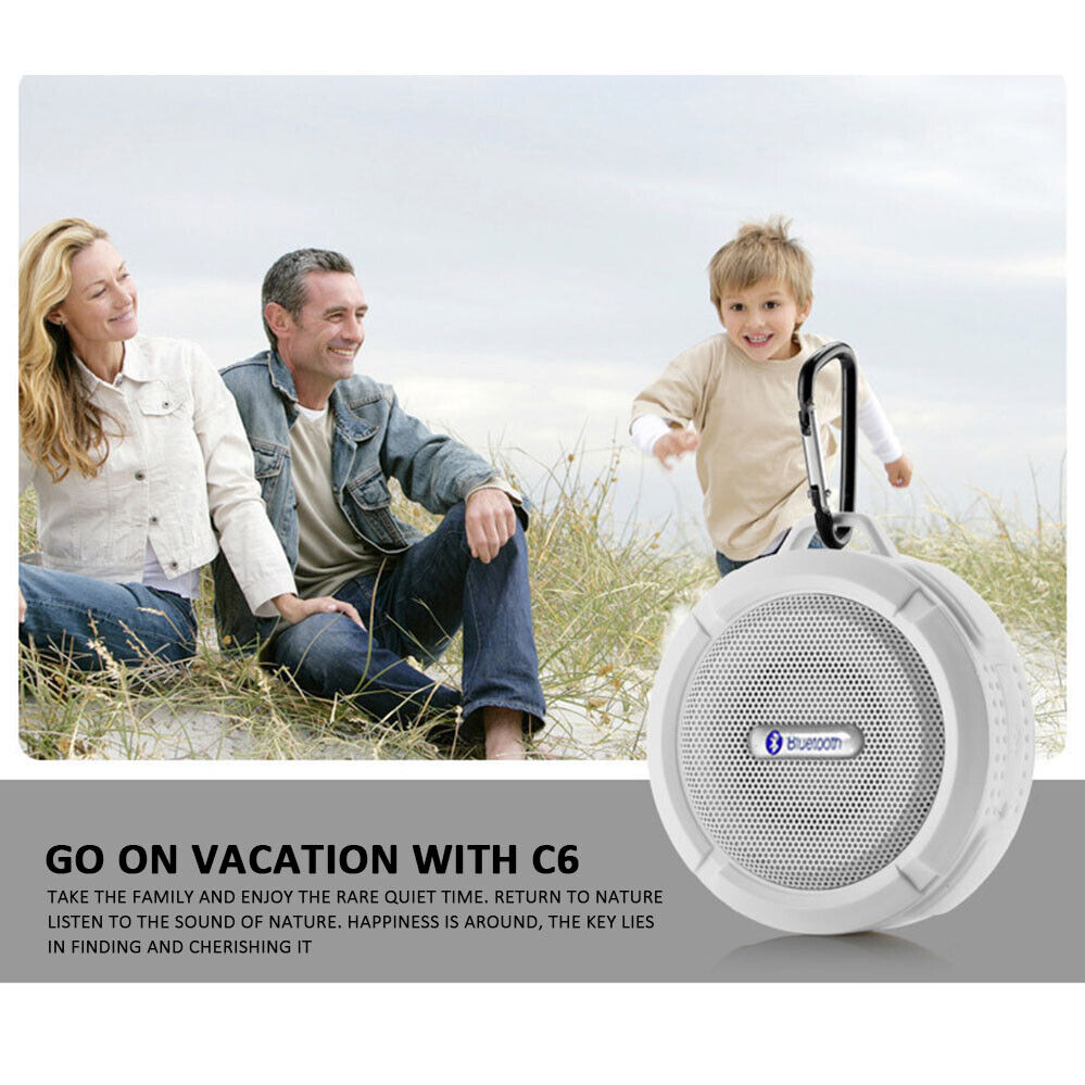 1/2X Portable Shower Handsfree Bluetooth Waterproof Music Speaker Wireless Car