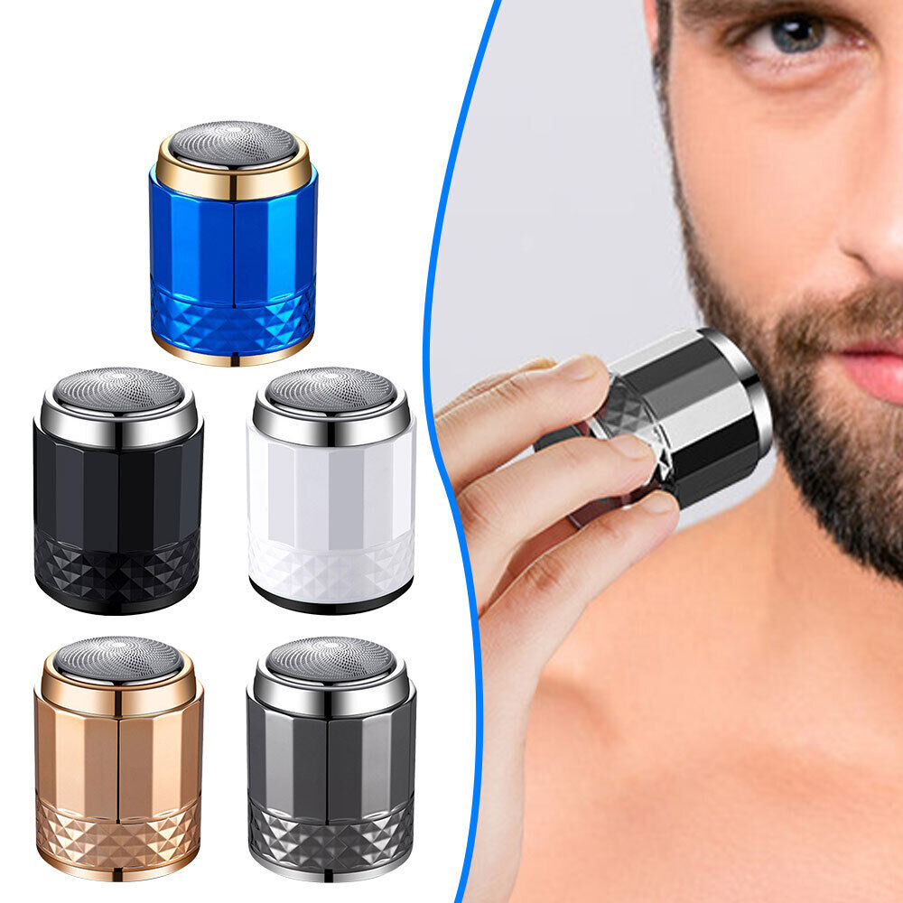 Mini Electric Shaver Pocket Size Waterproof Razor Washable Portable for Men