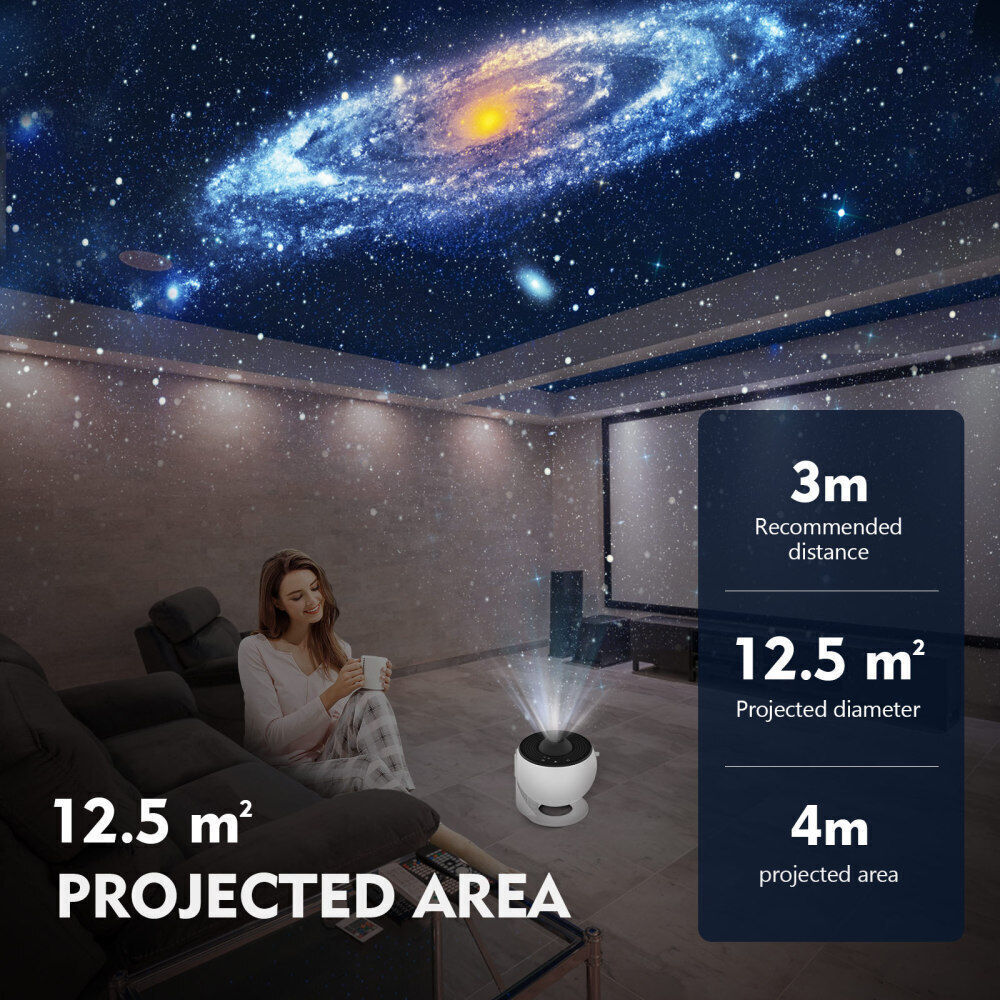 13in1 Planetarium Galaxy Star Projector Rotating Nebula Night Light Christmas
