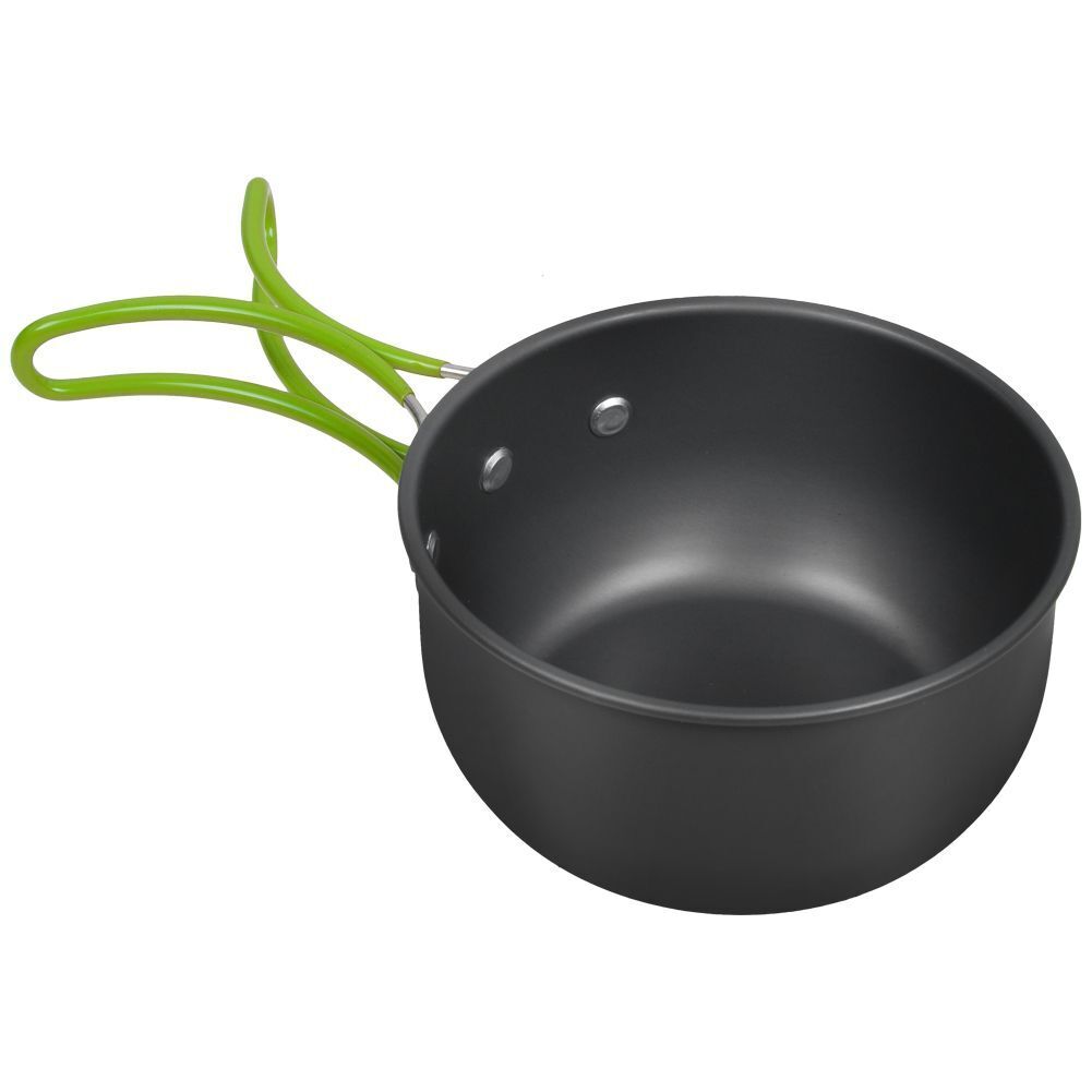 Outdoor Portable Camping Cookware Set Hiking Cooking Pot Gas Stove Tableware Kit