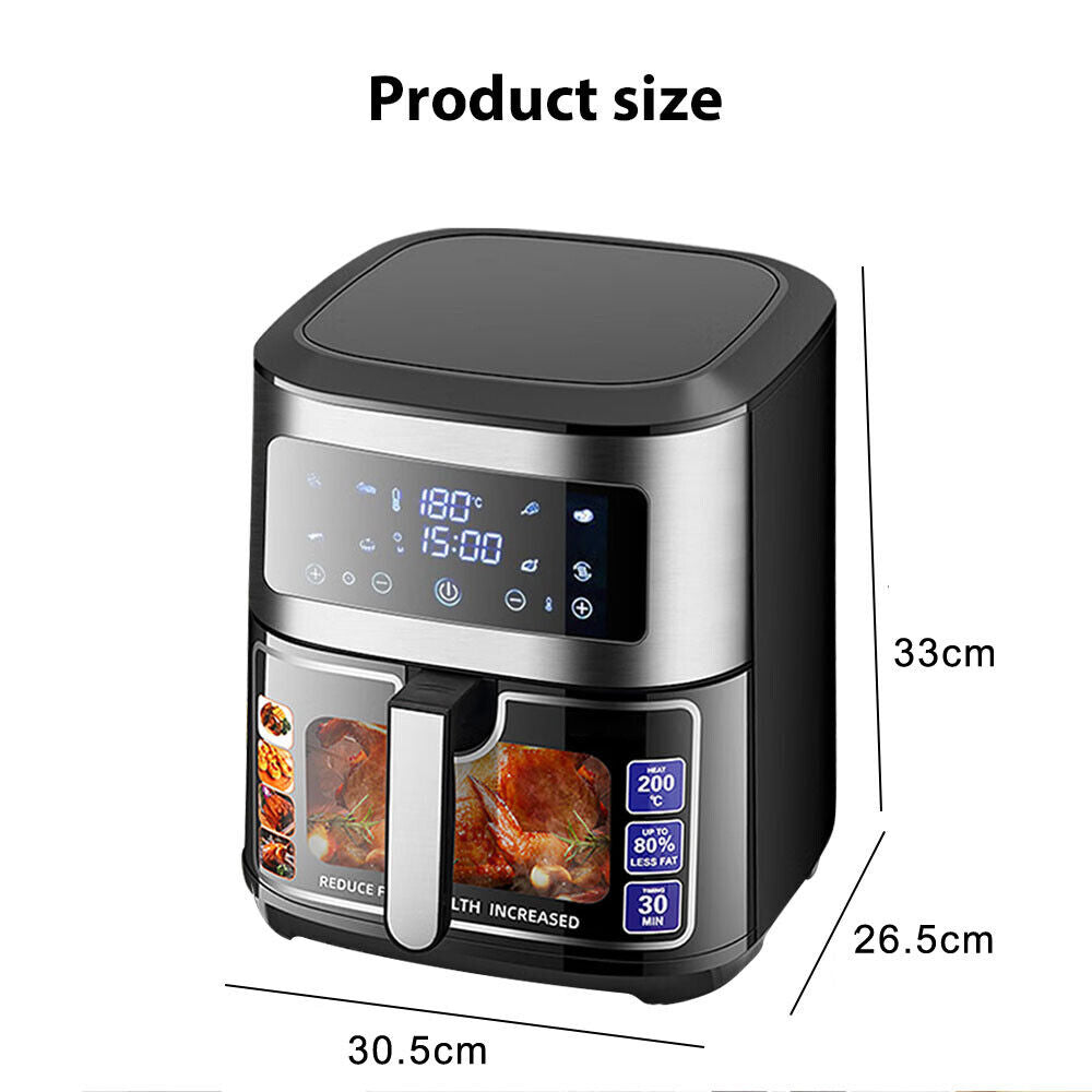 Air Fryer 8.8L LCD Fryers Oven Airfryer / Accessories Healthy Cooker Oil Free