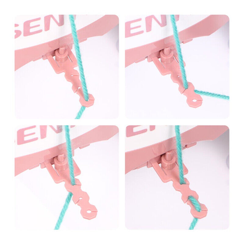 48 Needle Knitting Machine Smart DIY Weaving Knit Rotating Kids Scarf Sock Hat