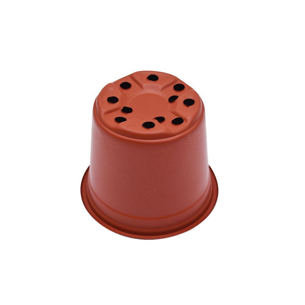 50/100Pcs Plastic Plant Flower Pots Nursery Seedlings Garden Plant Pot AU