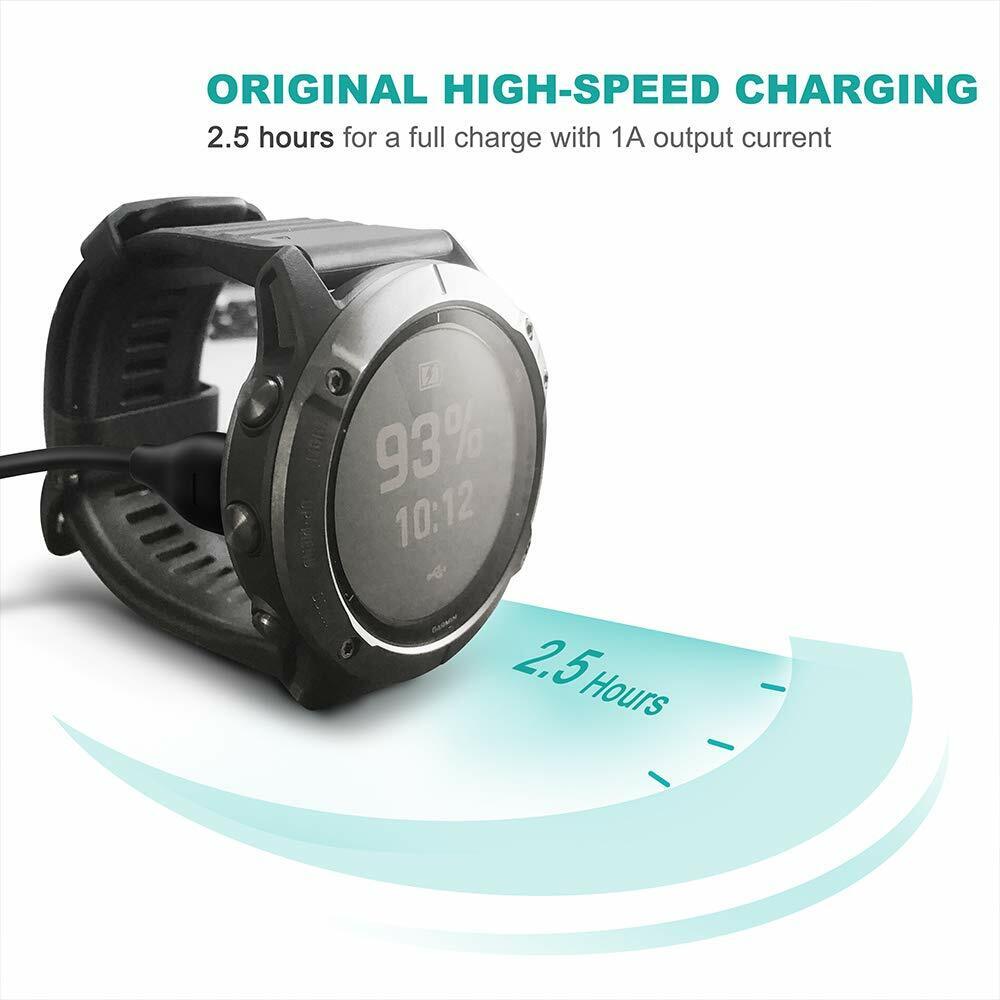 USB Charger Cable for Garmin Fenix 7 6X 5X Pro Vivoactive 4 5 Forerunner 945 45