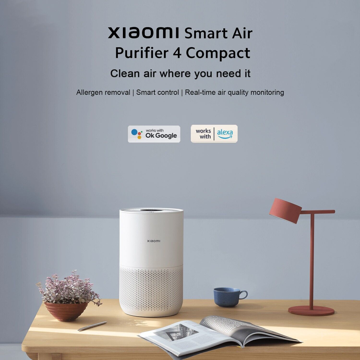Xiaomi Smart Air Purifier 4 HEPA Filter Wifi APP Home Freshener Carbon Ioniser Cleaner
