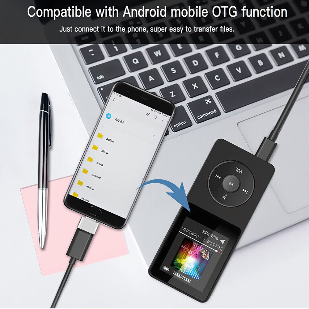 Support 128GB Bluetooth MP4/MP3 Lossless Music Player FM Radio Recorder Portable