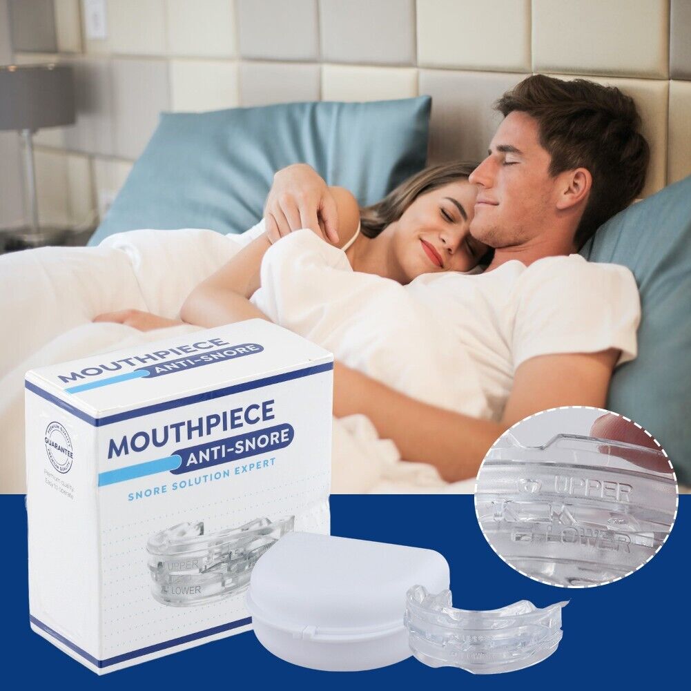 Anti Snore Mouthpiece Mouth Guard Stop Snoring Grinding Sleep Aid Mouthguard