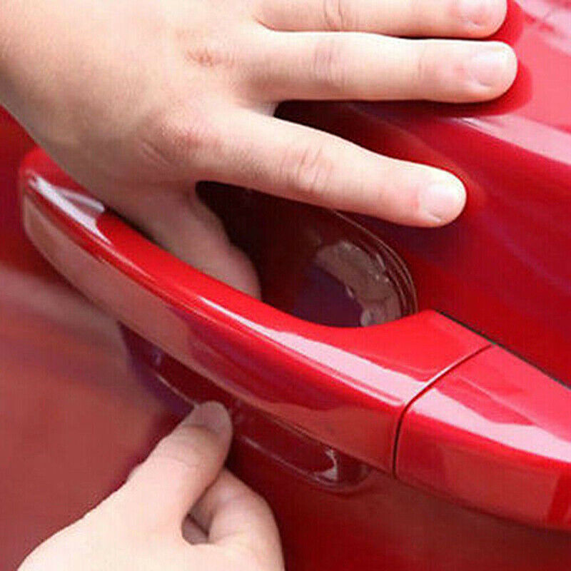 4PCS Car Door Invisible Handle Protective Films Scratches Protector Accessories