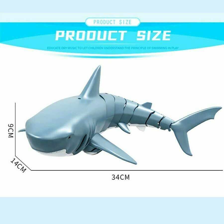 Whale Child Adult Prank Shark Electric Rc Remote Control Water Pool Lake Kid Toy