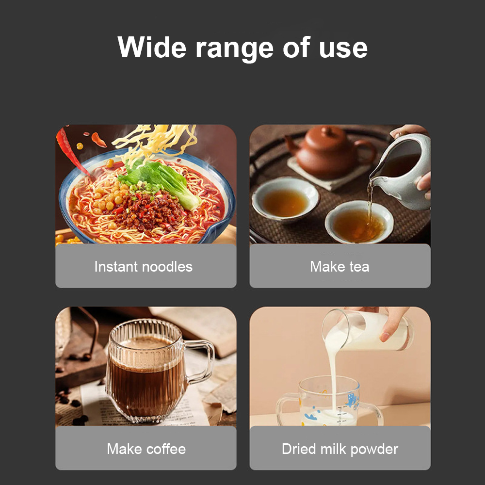 2L Glass Cordless Kettle Electric Dual Wall 360° Rotating Base LED Water Maker Jug Stainless Steel