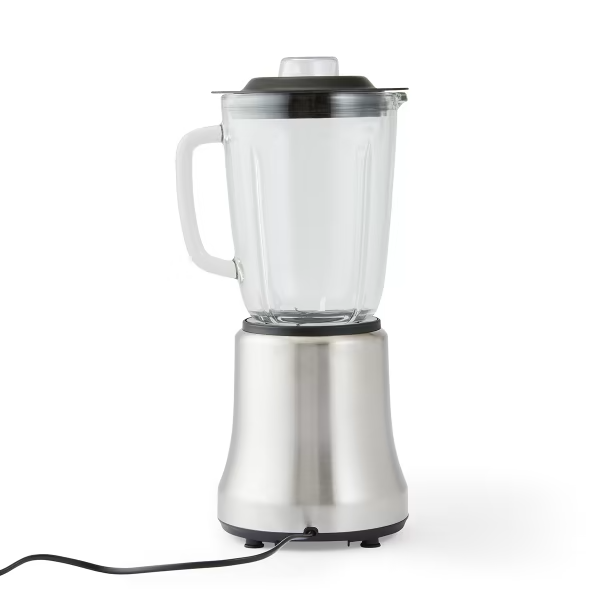 1.5 L Stainless Steel Blender with Glass Detachable Jug Ice Crusher Juicer