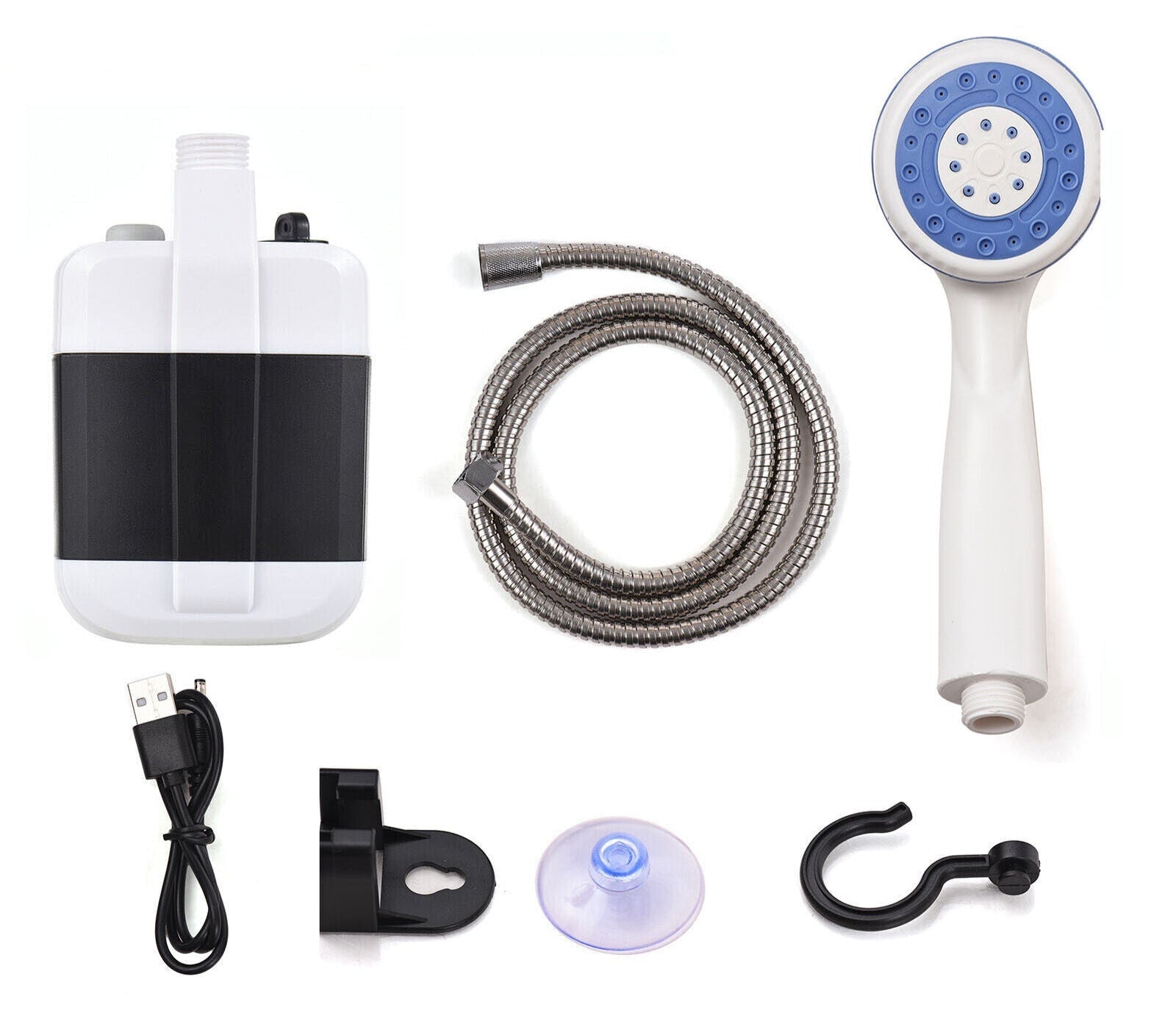 Portable Camping Mobile Shower USB Rechargeable Electric Shower Pump Outdoor 