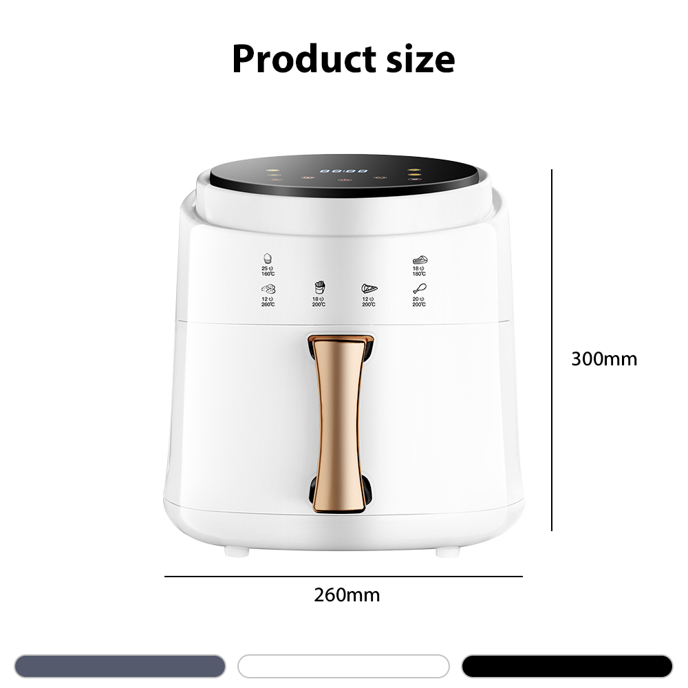 8.8L Air Fryer 1400W LCD Fryers Oven Airfryer Healthy Cooker Oil Free Kitchen