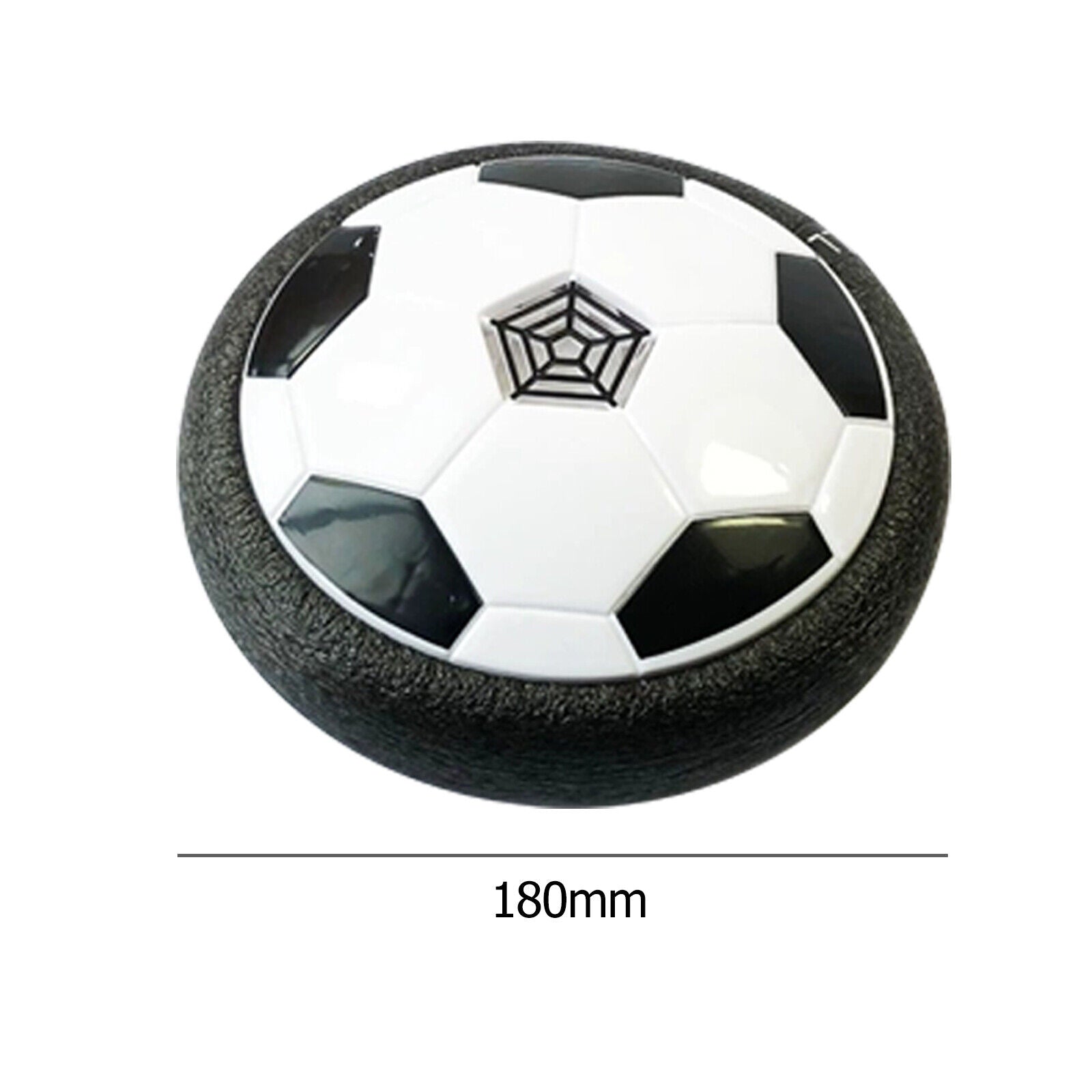 LED Music Kids Hover Soccer Ball, Battery Operated Air Floating Disc (18Cm)