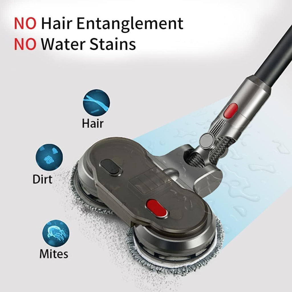 Electric Motorised Mop Head for Dyson V7 V8 V10 V11 V15 Vacuum Cleaners W/6 Pads