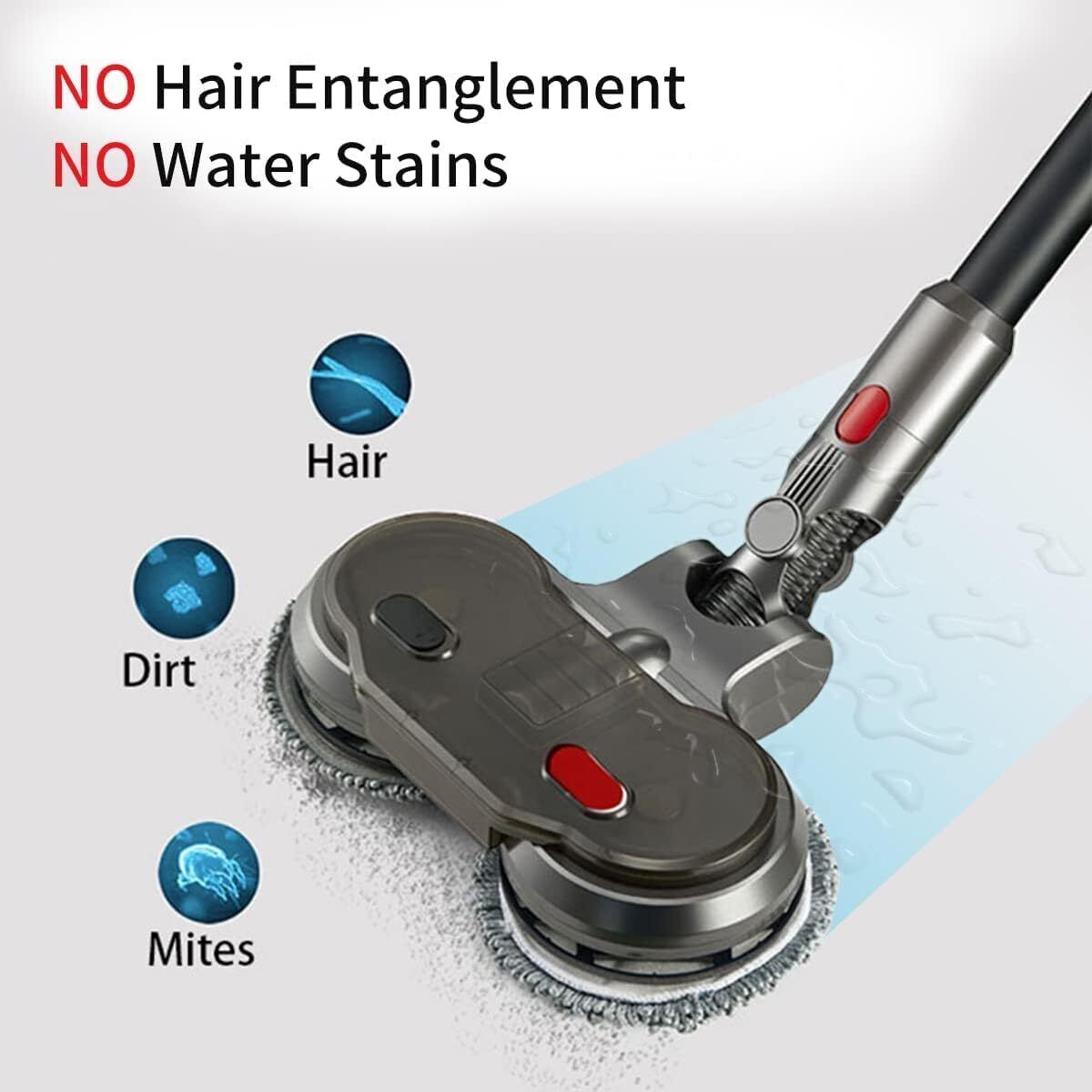 Electric Motorised Mop Head for Dyson V7 V8 V10 V11 V15 Vacuum Cleaners W/6 Pads