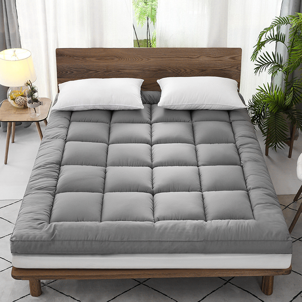 Bed Pillowtop Mattress Topper Mat Pad Protector Cover Single Double Queen King