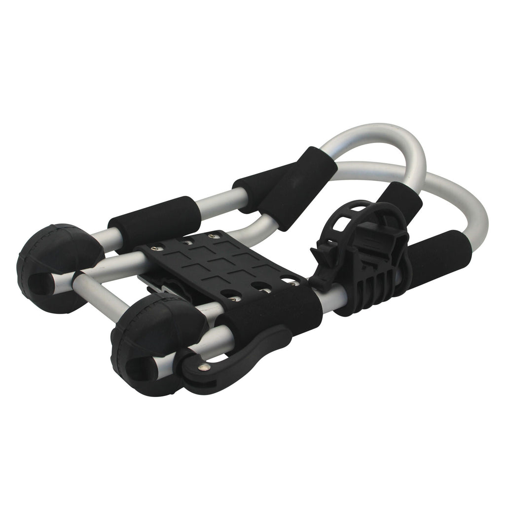 Universal Kayak Carrier Canoe Watercraft Roof Rack Folding Aluminum J-Bar Pair