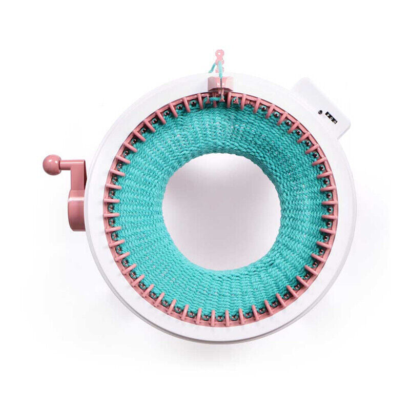 48 Needle Knitting Machine Smart DIY Weaving Knit Rotating Kids Scarf Sock Hat