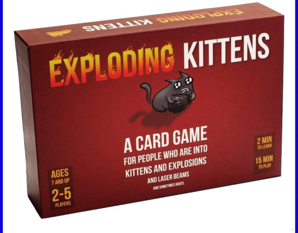 Exploding-Kittens Original Edition Card Games Party Game for Adults Teens Kids