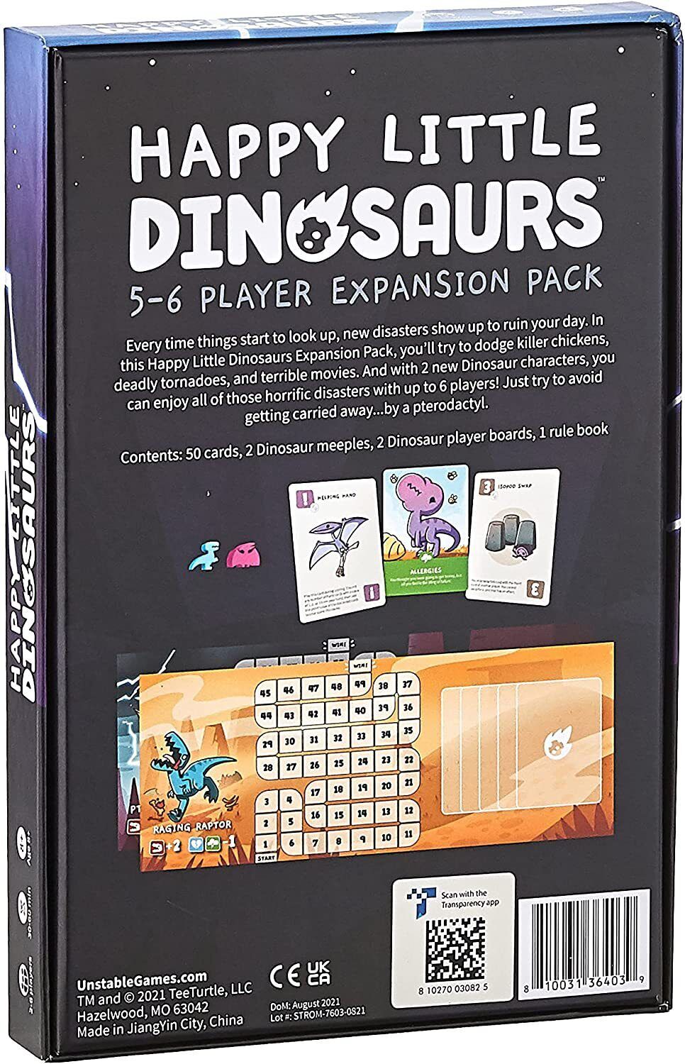 Happy Little Dinosaurs Base Card Game Board Game Friendly Family Party Game