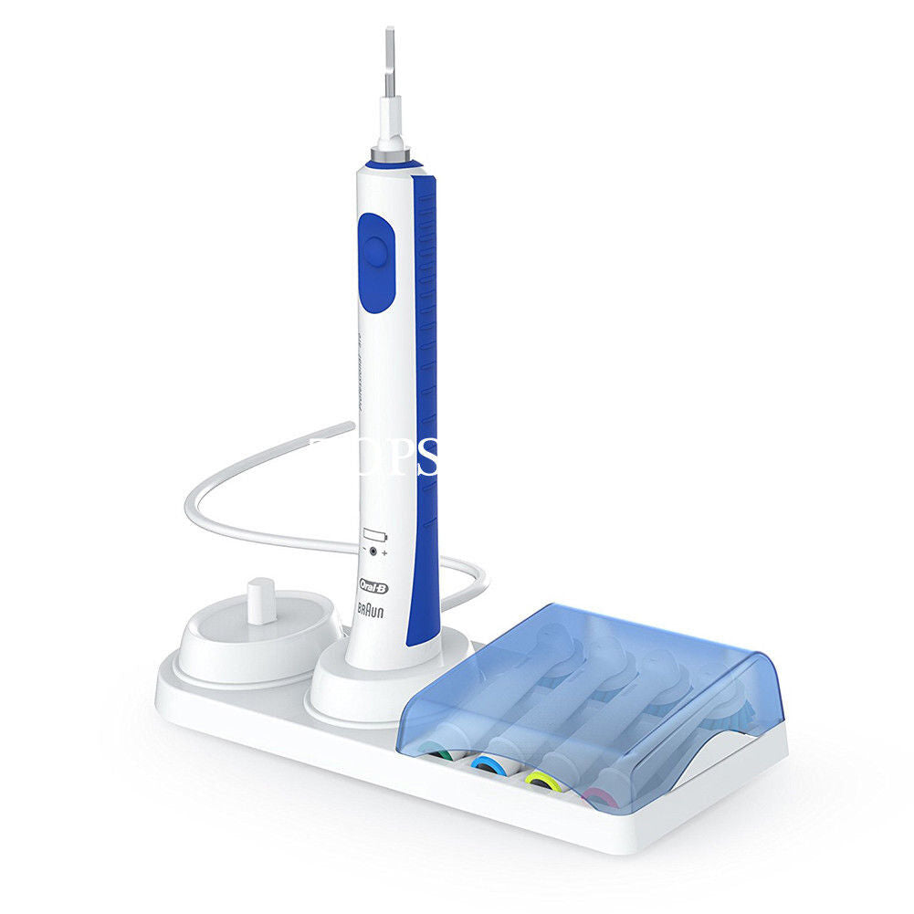 2 in 1 Electric Tooth Brush Holder Base Stand Toothbrush Head Holder