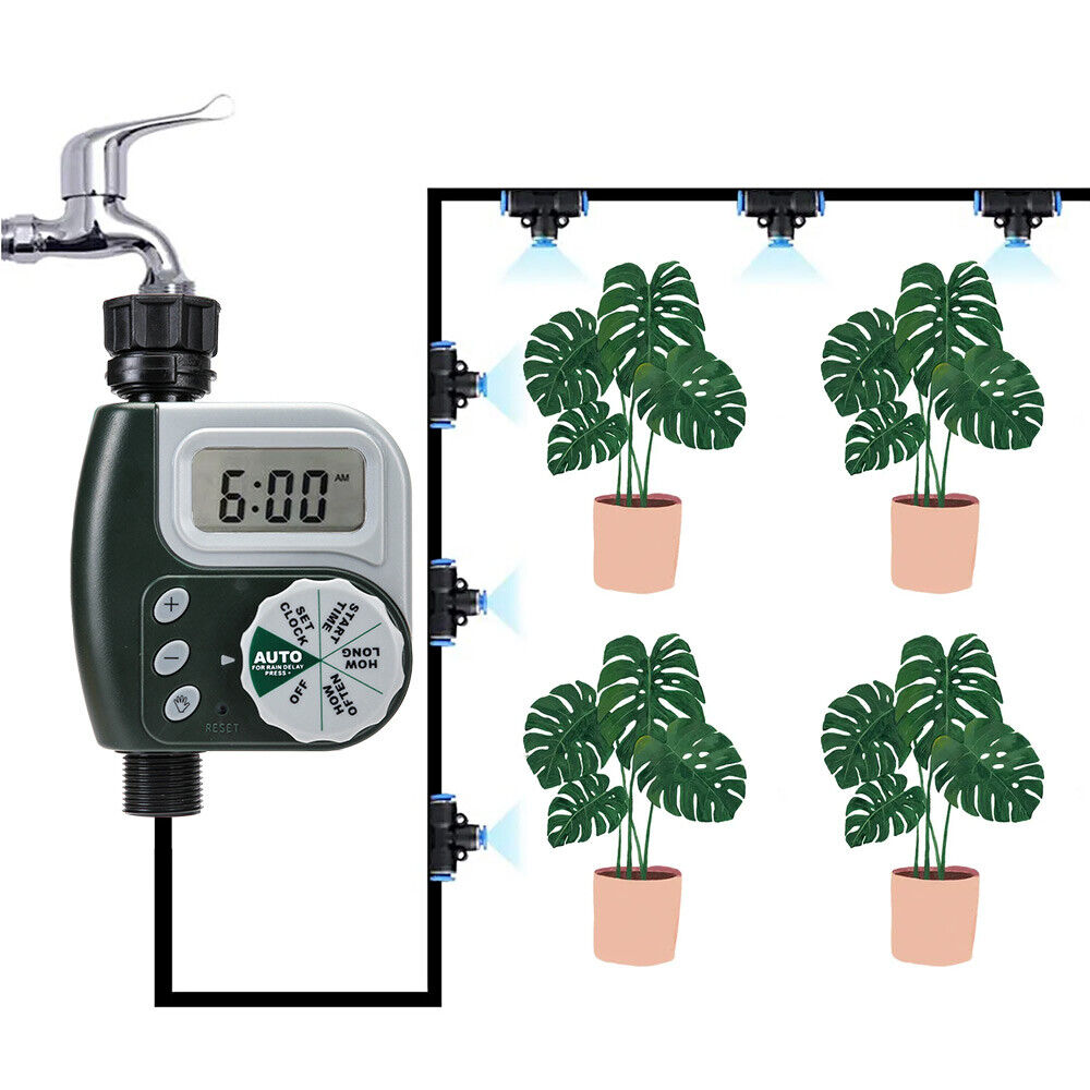 Irrigation Controller Automatic Water Tap Timer Digital Garden Watering System