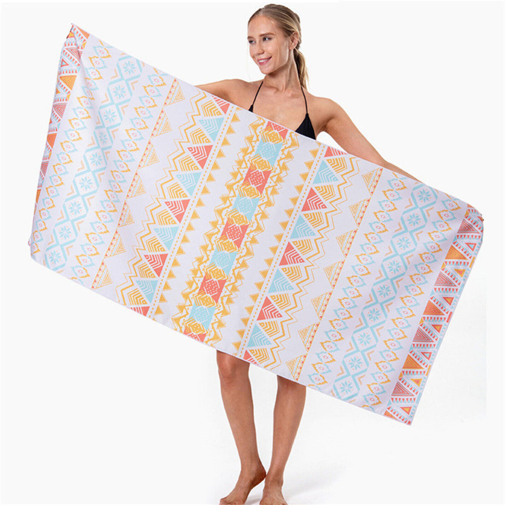 Microfiber Quick Dry Absorbent Sand Free Beach Towel Swim Towel Pool Towel 
